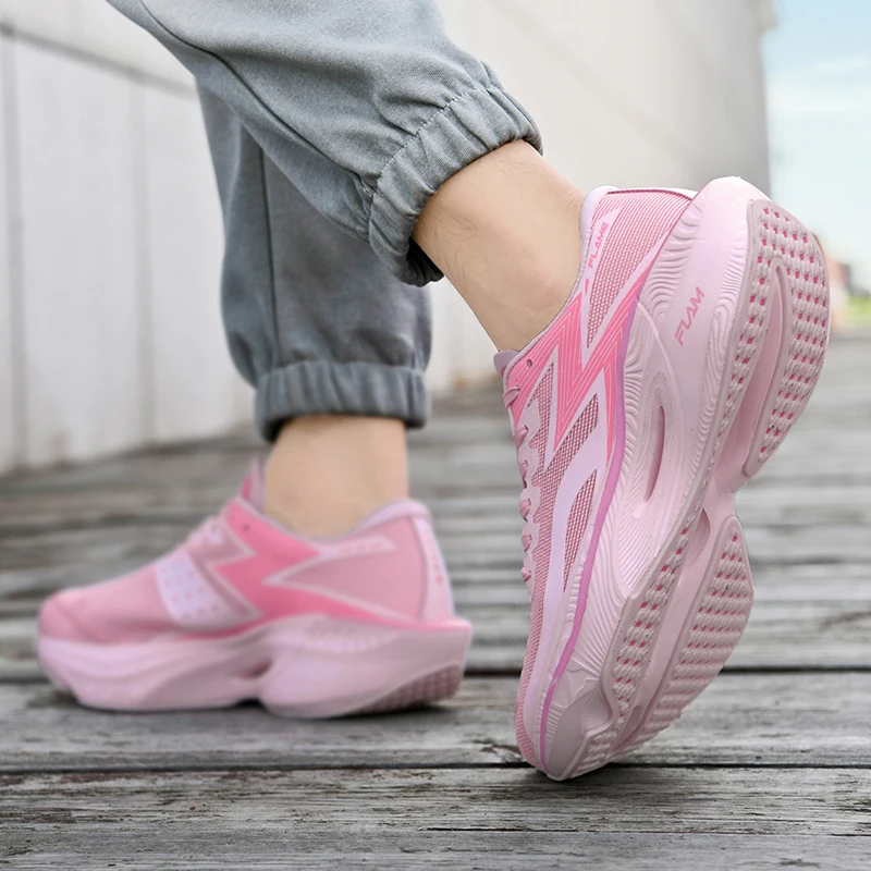 Zapatillas para correr con pla - Breathable Mesh Athletic Shoes reseña y precio